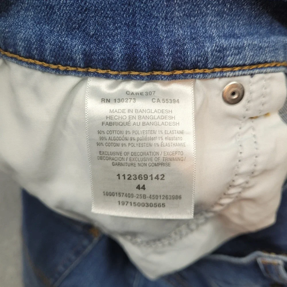 Lee Denim Shorts Mens 44 Blue Medium Wash‎ Stretch Five Pocket Casual